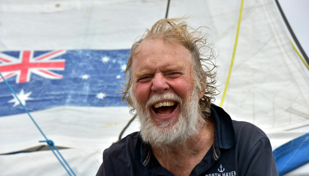 SIST I MÅL: Mark Sinclair startet Golden Globe Race i 2018. 27. mai 2022 kom han i mål. SIST I MÅL: Mark Sinclair startet Golden Globe Race i 2018. 27. mai 2022 kom han i mål.