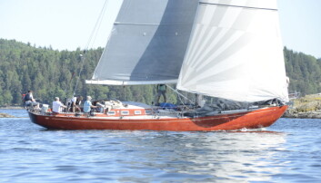 ELEGANT Anhaita er den mest moderne av de klassiske båtene, og kan være den første båten over mållinjen. :