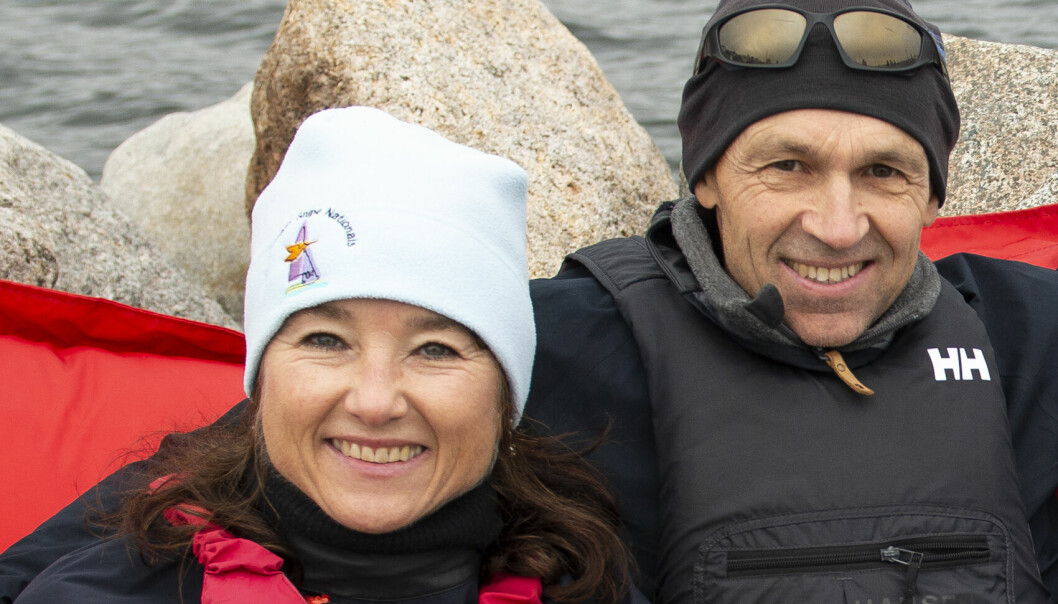 DUO: Janett Krefting og Reidar Berthelsen er blitt en sterk og erfaren Snipe-duo. Janett er Norges mestvinnende kvinnelige NM-seiler.