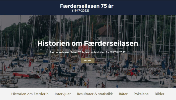 AMLER HISTORIEN: På faerderhistorien.no har KNS laget en digital historiebok viet Færder‘n. AMLER HISTORIEN: På faerderhistorien.no har KNS laget en digital historiebok viet Færder‘n.
