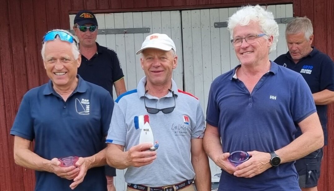VINNERE: Sølv til Einar Nystad, gull til Pål Brudevoll og bronse til Knut Beck VINNERE: Sølv til Einar Nystad, gull til Pål Brudevoll og bronse til Knut Beck