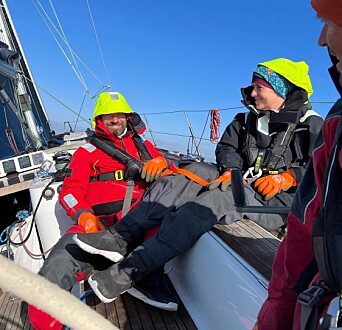 SOL: Solen hjalp på returseilasen. SOL: Solen hjalp på returseilasen.