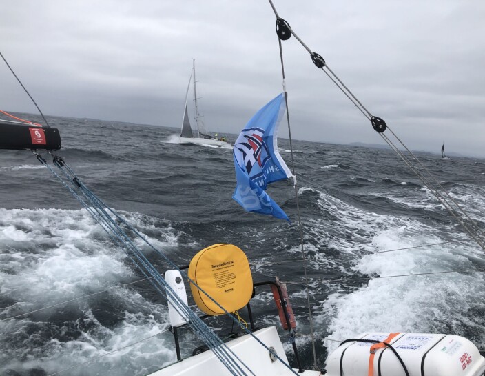 HAVSEILAS: Det var gunstige forhold for «Eureka» under Shetland Race. HAVSEILAS: Det var gunstige forhold for «Eureka» under Shetland Race.