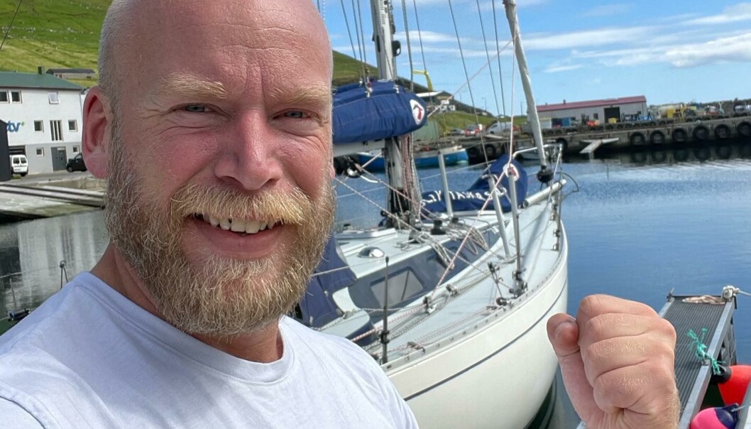 KLAR: Erik Aanderaa er endelig klar for å seile videre vestover. KLAR: Erik Aanderaa er endelig klar for å seile videre vestover.