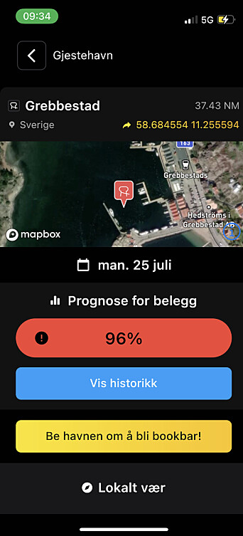 GRATIS: Du kan få sanntidsinformasjonen gratis, men må betale for å få prognose om hvordan den kan bli i dagene fremover. GRATIS: Du kan få sanntidsinformasjonen gratis, men må betale for å få prognose om hvordan den kan bli i dagene fremover.