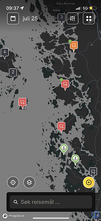 FULLT: Det er trangt i gjestehavnenen 25. juli, men godt med plass i naturhavnene. FULLT: Det er trangt i gjestehavnenen 25. juli, men godt med plass i naturhavnene.