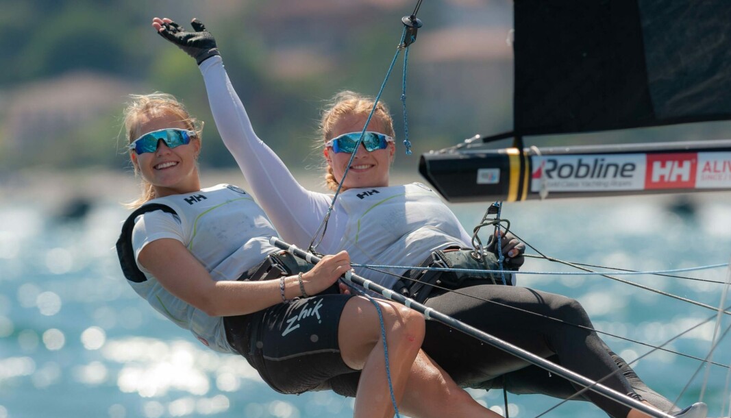VM U23 49erFX 2022: Pia Dahl Andersen og Nora Edland VM U23 49erFX 2022: Pia Dahl Andersen og Nora Edland