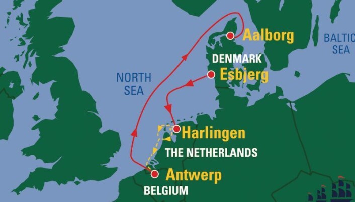 ÅRETS RUTE: Arrangementet varte fra 7. Juli til 7. August ÅRETS RUTE: Arrangementet varte fra 7. Juli til 7. August