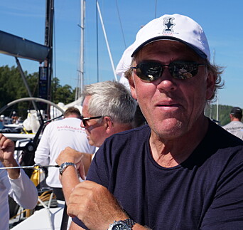 FORNØYD: Per Ottar Skaaret slo den tyske TP52, og er fornøyd med sølv. FORNØYD: Per Ottar Skaaret slo den tyske TP52, og er fornøyd med sølv.
