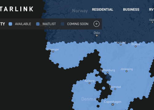Starlink har begynt salget i Norge
