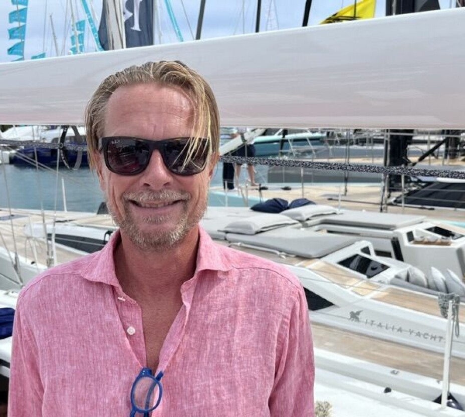 FORHANDLER: Eystein Rognan Lucky Lyche selger Italia Yachts i Norge
