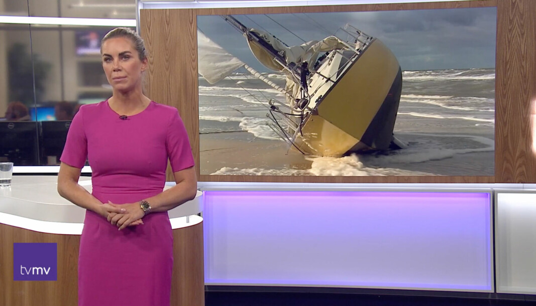 TV: Innslag fra TV Midvest som har laget en reportasje om hendelsen. TV: Innslag fra TV Midvest som har laget en reportasje om hendelsen.
