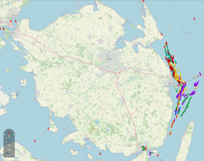 TRACKING: Du kan følge det store feltet direkte. Feltet har strukket seg mye. TRACKING: Du kan følge det store feltet direkte. Feltet har strukket seg mye.