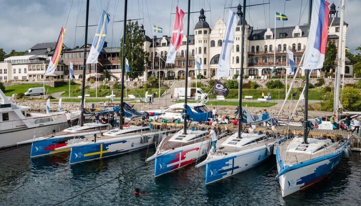 IDYLL: Flåten av Club Swan 50 samlet i Sverige for ett år siden. IDYLL: Flåten av Club Swan 50 samlet i Sverige for ett år siden.