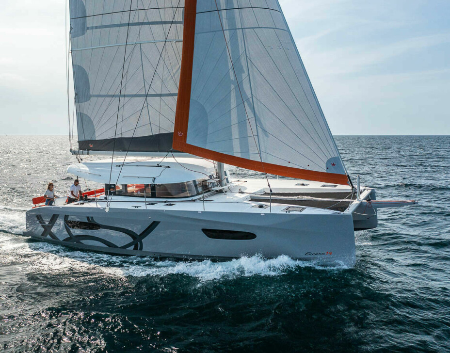 FERSK: Beneteaus nye katamaranmerke Excess lanserer en ny båt på 14 meter. Excess skal være mer sporty enn Lagoon.