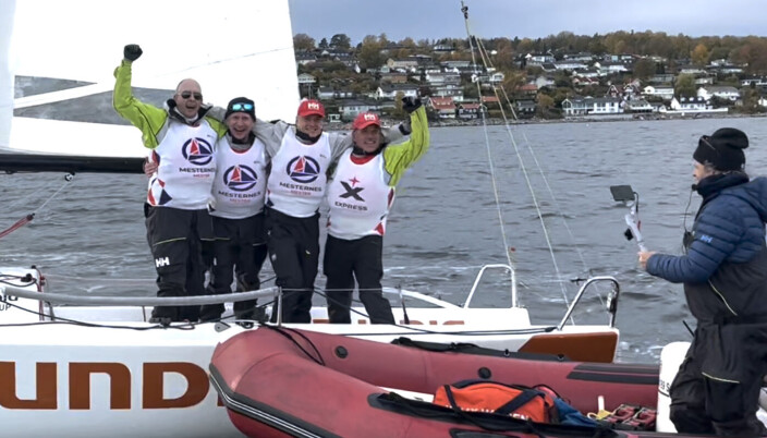 VINNERE: Kristoffer Spone hadde med seg Christen Horn Johannessen, Børre og Sigurd Hekk Paulsen. VINNERE: Kristoffer Spone hadde med seg Christen Horn Johannessen, Børre og Sigurd Hekk Paulsen.