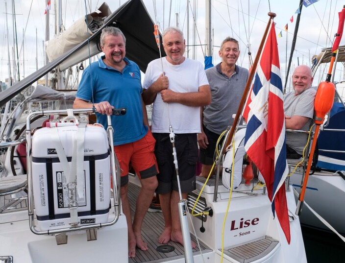 LISE: Det er fire mann med på Najad 440 AC fra Son. LISE: Det er fire mann med på Najad 440 AC fra Son.