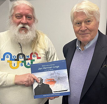 FORFATTERE: Birger Kullmann og Mikkel Thommessen har skrevet bok om Jan Herman Linges liv og konstruksjoner. FORFATTERE: Birger Kullmann og Mikkel Thommessen har skrevet bok om Jan Herman Linges liv og konstruksjoner.