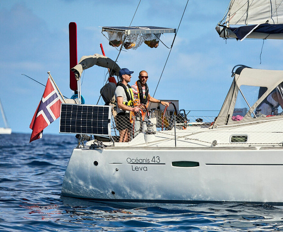 RASK: Oceanis 43 «Leva» ligger som tredje norske.