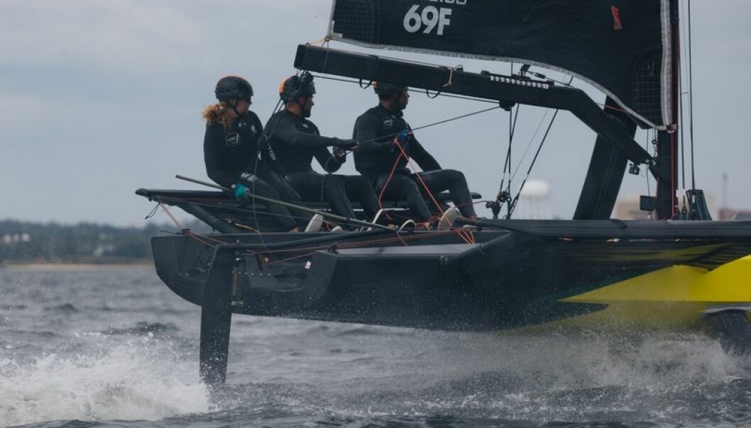 Det norske laget fra Foiling Norway i USA Det norske laget fra Foiling Norway i USA