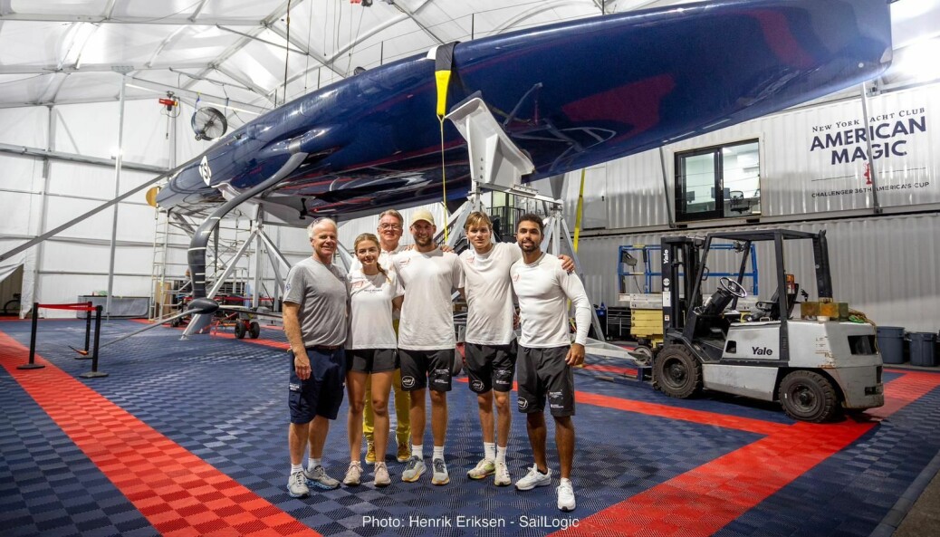 Det norske laget med Eira Nilsson, Alexander Ringstad, Marcus Berthet , Jordan van Rooijen og pluss Lars Ingeberg og Terry Hutchinson Det norske laget med Eira Nilsson, Alexander Ringstad, Marcus Berthet , Jordan van Rooijen og pluss Lars Ingeberg og Terry Hutchinson