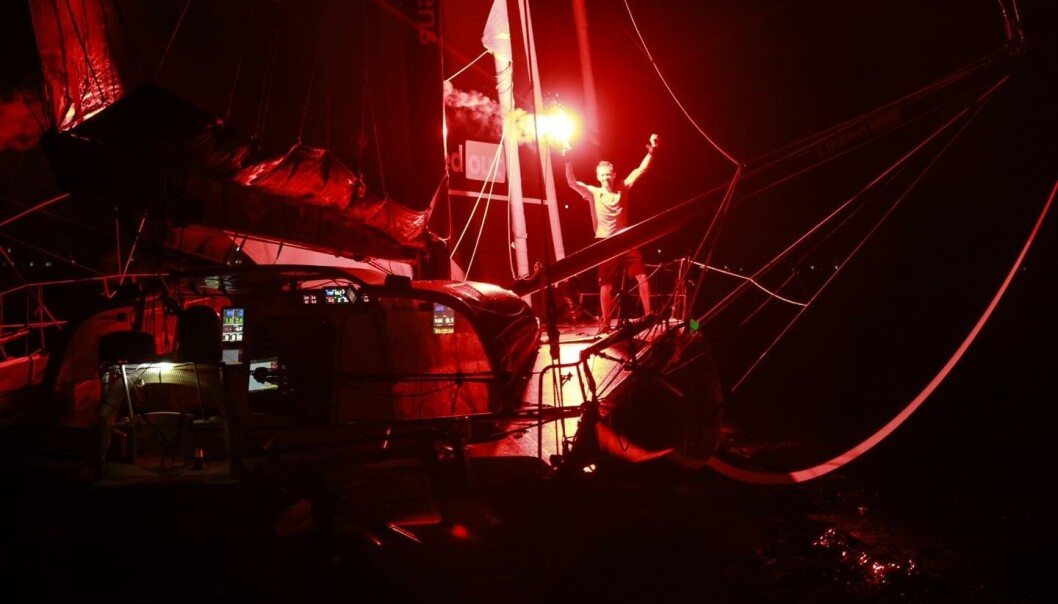 REKORD: Thomas Ruyant vant IMOCA-klassen i Route du Rhum. REKORD: Thomas Ruyant vant IMOCA-klassen i Route du Rhum.