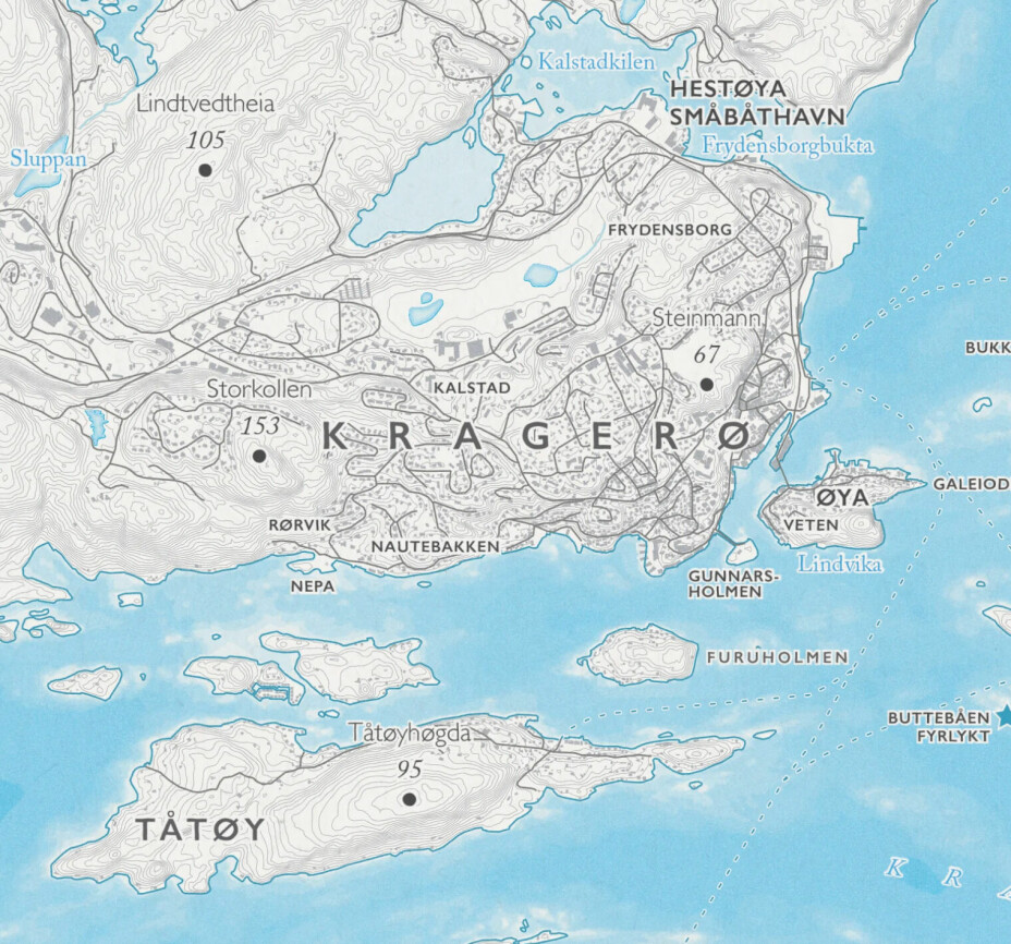 DETALJ: Dapa Maps forsøker å fremstille elegante og informative kart.