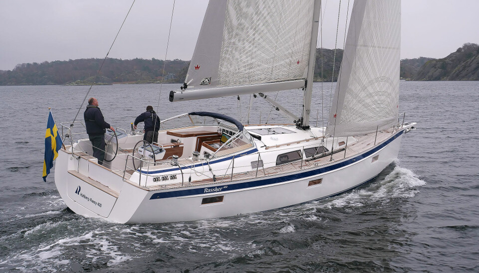 IMPORT: Beste importerte båt ble Hallber-Rassy 400.