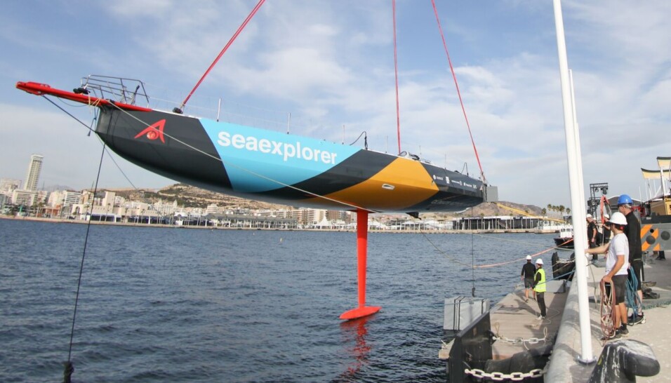 FOILER: Boris Hermanns IMOCA måtte få en ny foil etter Route du Rhum, men er nå klar. FOILER: Boris Hermanns IMOCA måtte få en ny foil etter Route du Rhum, men er nå klar.