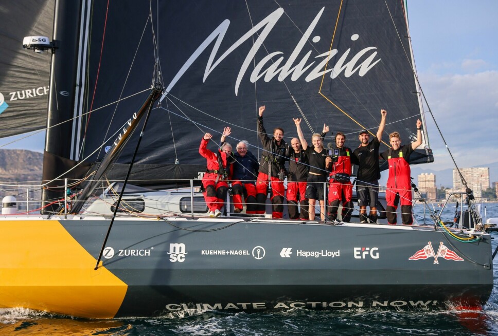 FØRSTE STIKK: IMOCA Team Malizia vant In-Port race i Alicante.