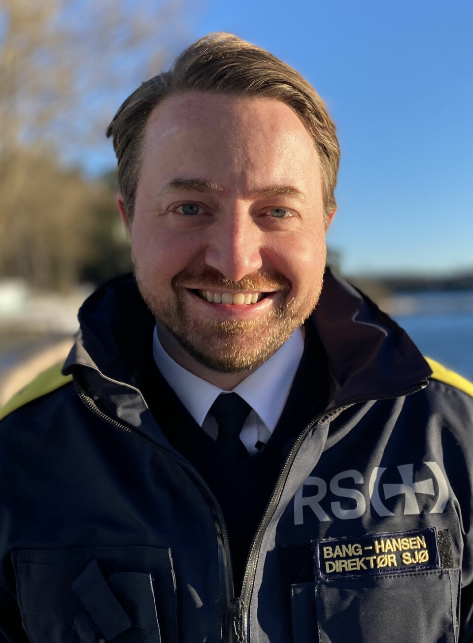 22 LIV REDDET: Tobias Bang-Hansen, direktør sjø i Redningsselskapet sier 22 bli på sjøen ble reddet i 2022.