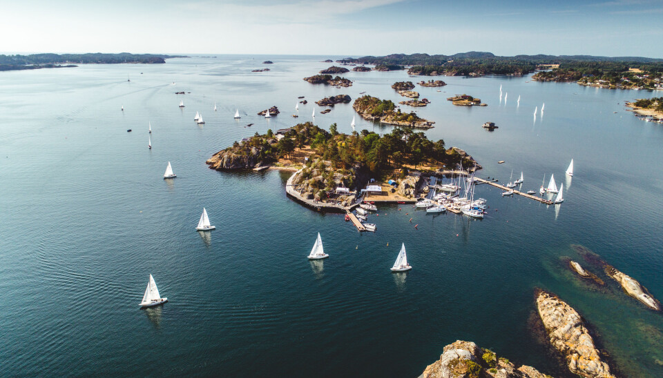 IDYLLISK: Sandefjord er perfekt for foiling.