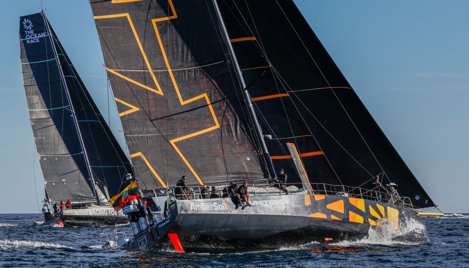 15 January 2023, VO65 Leg 1 Start in Alicante: Ambersail 2 & Mirpuri Foundation Racing Team