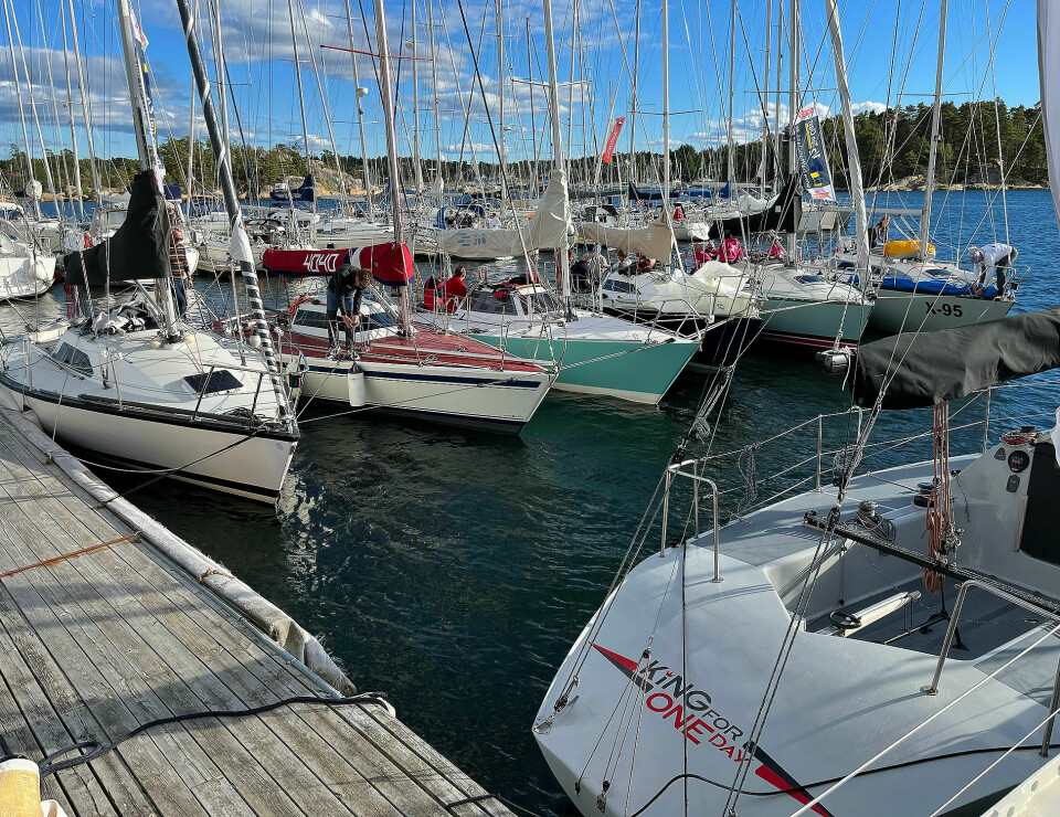 MILJØ: Halvton miljøet er konsentrert i Sarpsborg hvor det seiles regatta hele året. Her blir det også Norgesmesterskap i mai.