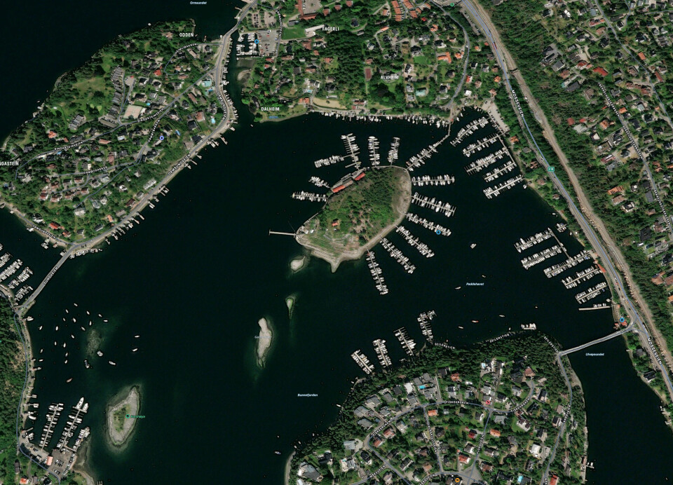 BUNDEFJORDEN: Padda, sentralt plassert i Paddehavet, sydøst for Oslo.