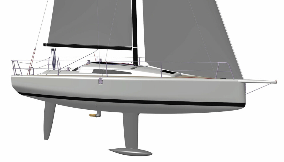 GREEN: 9 MB will be a light and fast shorthanded boat developed for Silverrudder.
