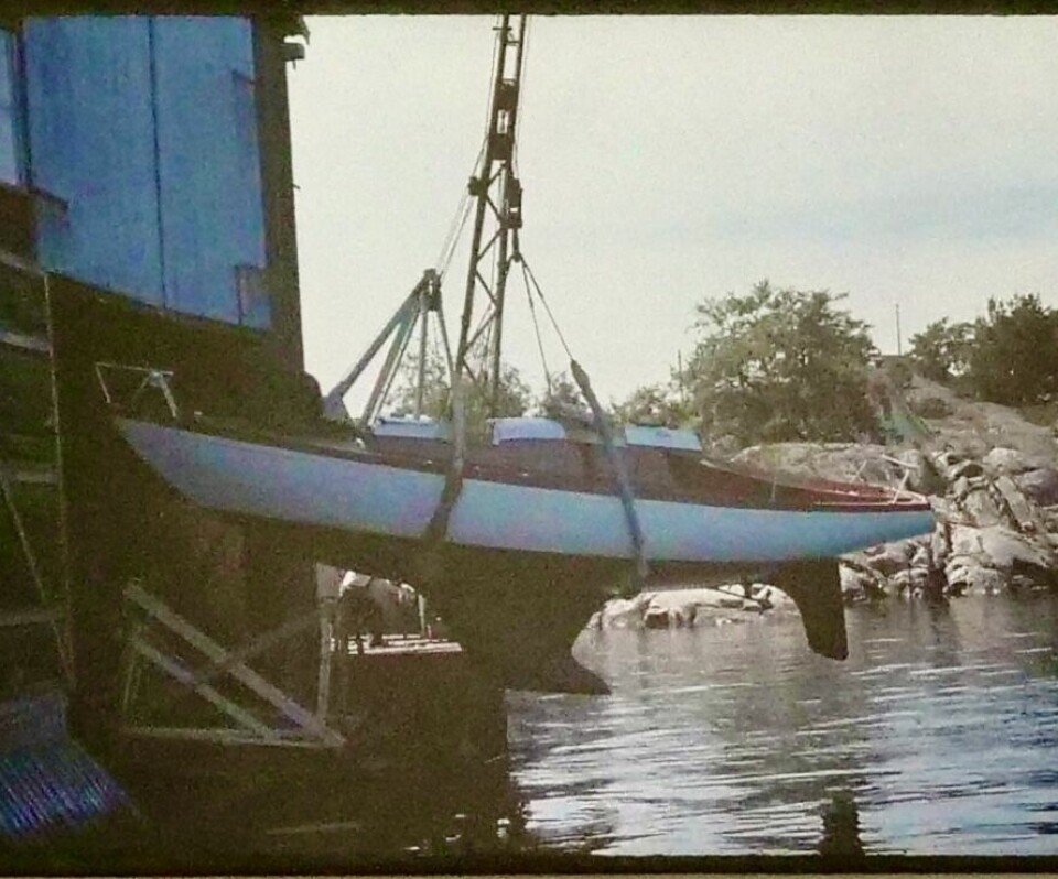 1969: «Skawbelle» sjøsettes svært forsinket til VM i Sverige.