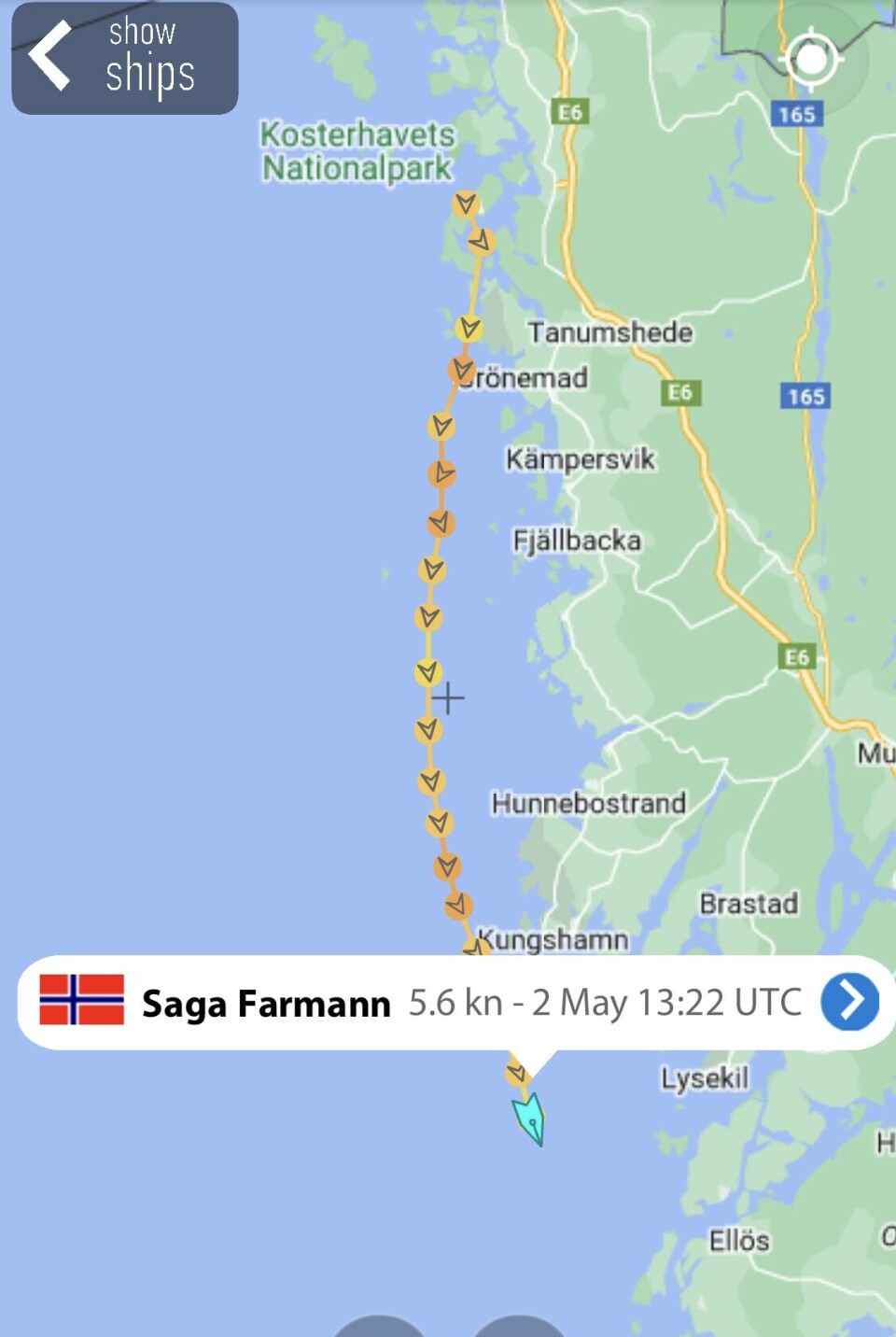 DAG 3: Fra Resö uttaskjærs i god vart sydover. Dagen endte i Marstrand.