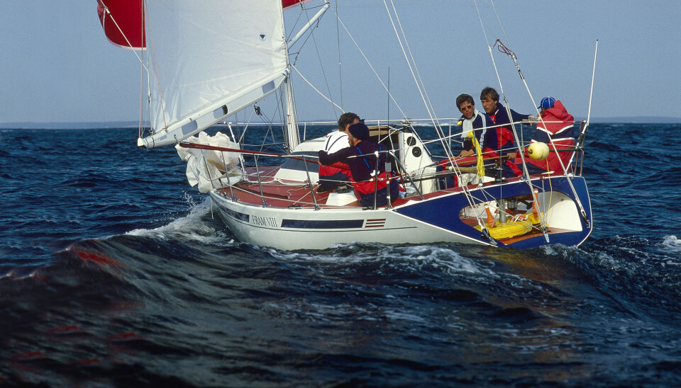 FRAM VIII: Kronprins Harald gjorde come-back på regattabanen med norskkonstruert halvtonner. FRAM VIII: Kronprins Harald gjorde come-back på regattabanen med norskkonstruert halvtonner.