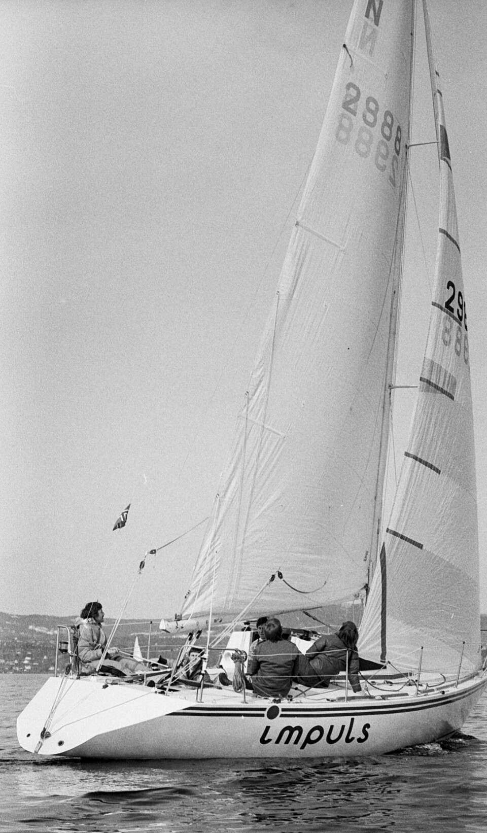 NORLIN: «Impuls» var det nye navnet på Peter Norlin-båten «Regnbågen» som ble nummer ni i VM i 1980.