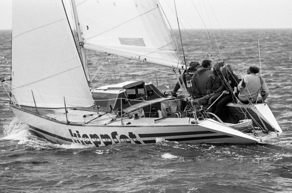 SEILMAKER: Hans Wang kjøpte båt fra Tyskland (tyske Play & Loss). Båten fikk navnet Kjappfot.