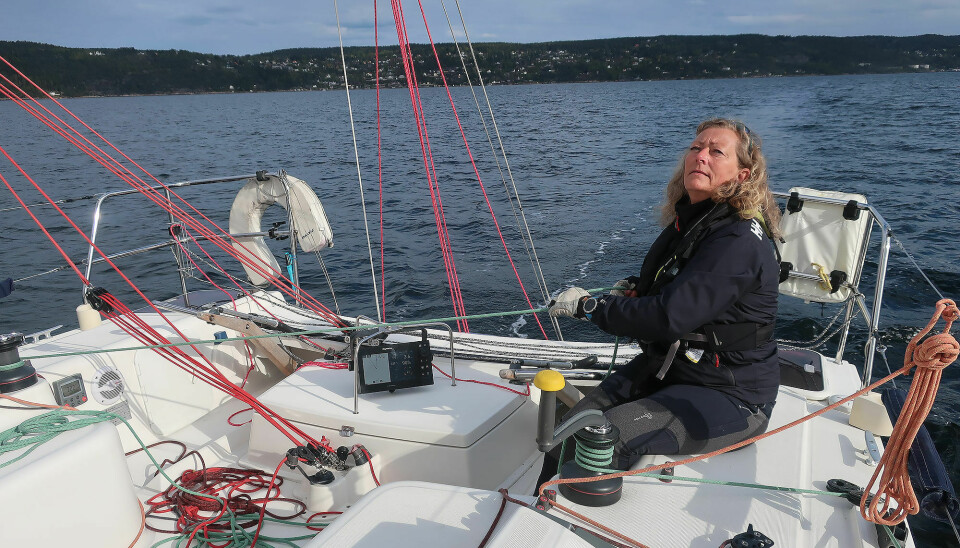 KVINNE: Eira Naustvik holdt foredrag om solo-seiling og det kan ha påvirket oppslutningen om Raymarine OneStar.