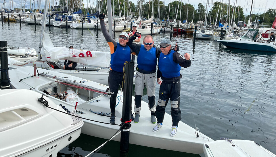 VERDENSMESTERE: «Fetter Fart» med Joakim Skovly, Kjell Eirik Irgens Henanger og Stian Soltvedt vant VM i Yngling.