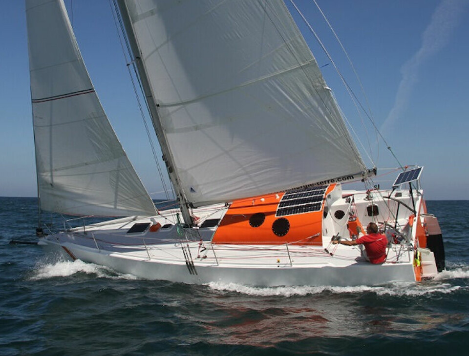 MINI: Édouard De Keyser har seilt MiniTransat og seiler nå en 34-foter.