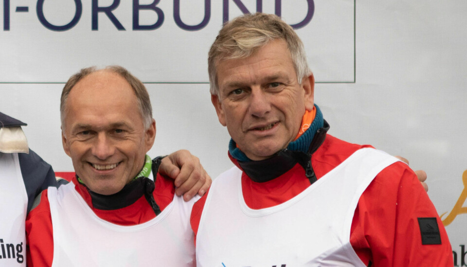 MOT SEIER: Alt tyder på at Årets shorthanded-seiler blir brødrene Morten (t.v) og Øyvind Knudsen fra Moss. De ligger knepent på topp i et rekordjevnt felt.