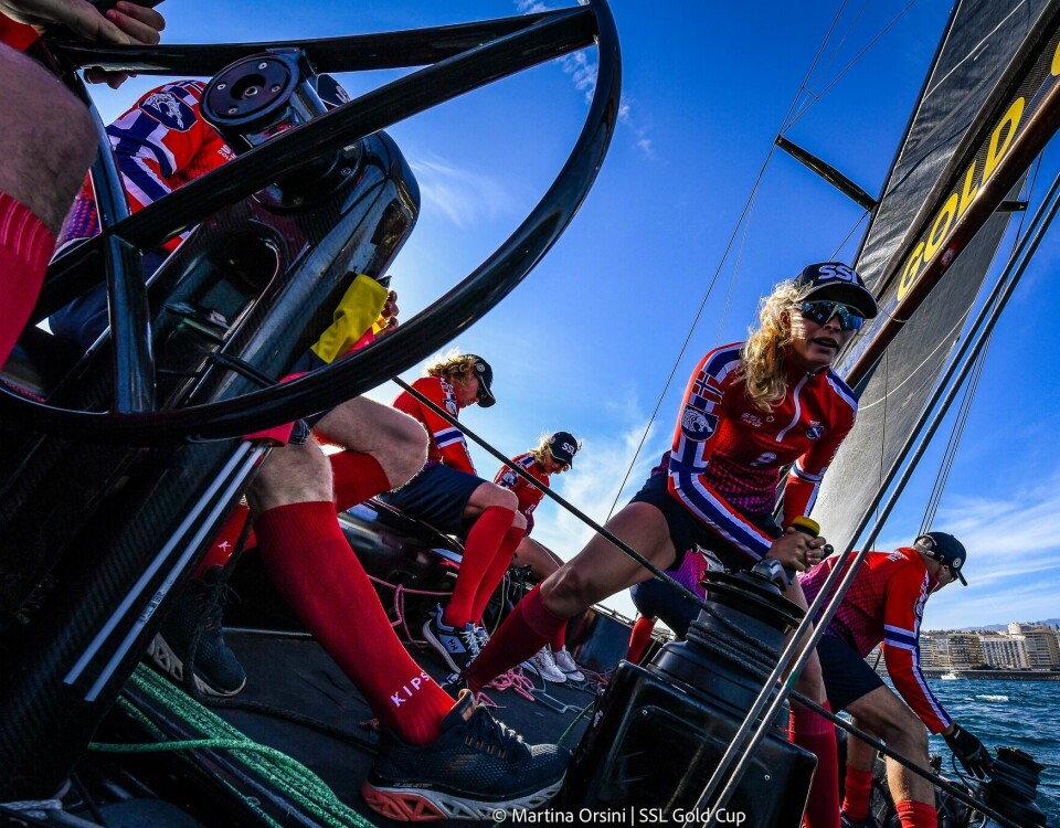 SLÅTT: Det norske laget hadde få timer i båten før start.