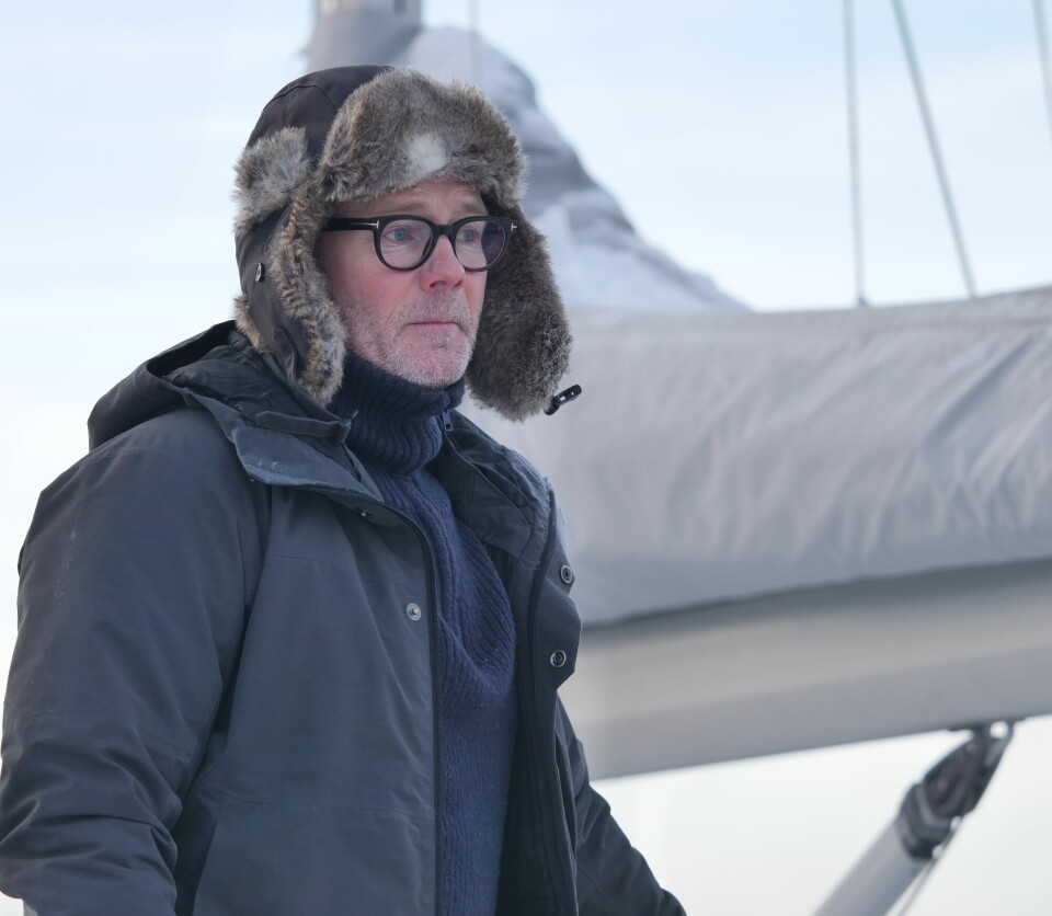 VINTERSEILER: Henning Eskeland har mye glde av båten også på åtrets kaldeste dager.
