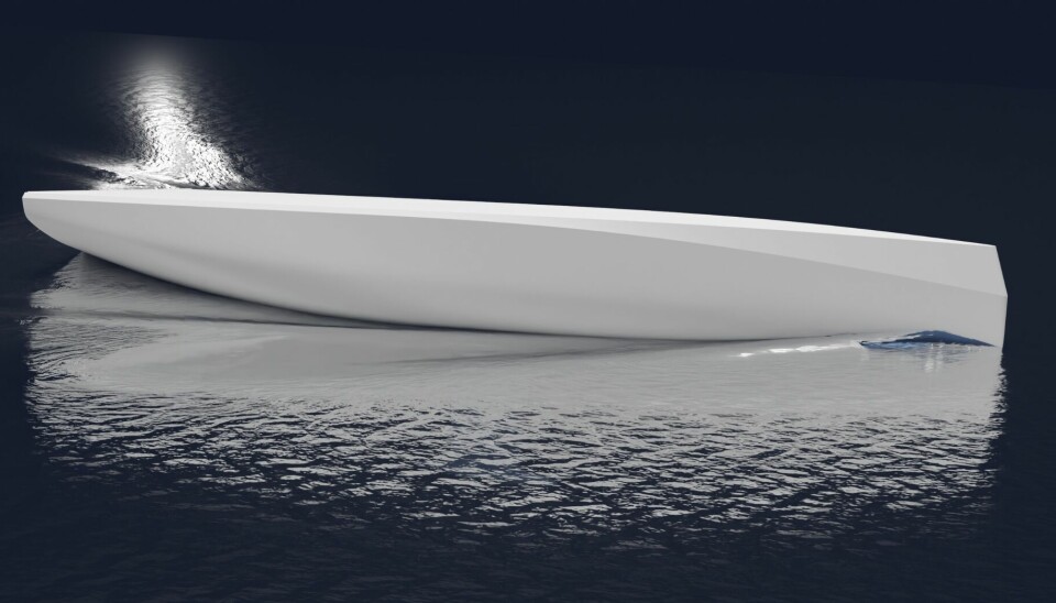 TESTING: En av modellene som X-Yachts tester ut før formen blir klar i mars.