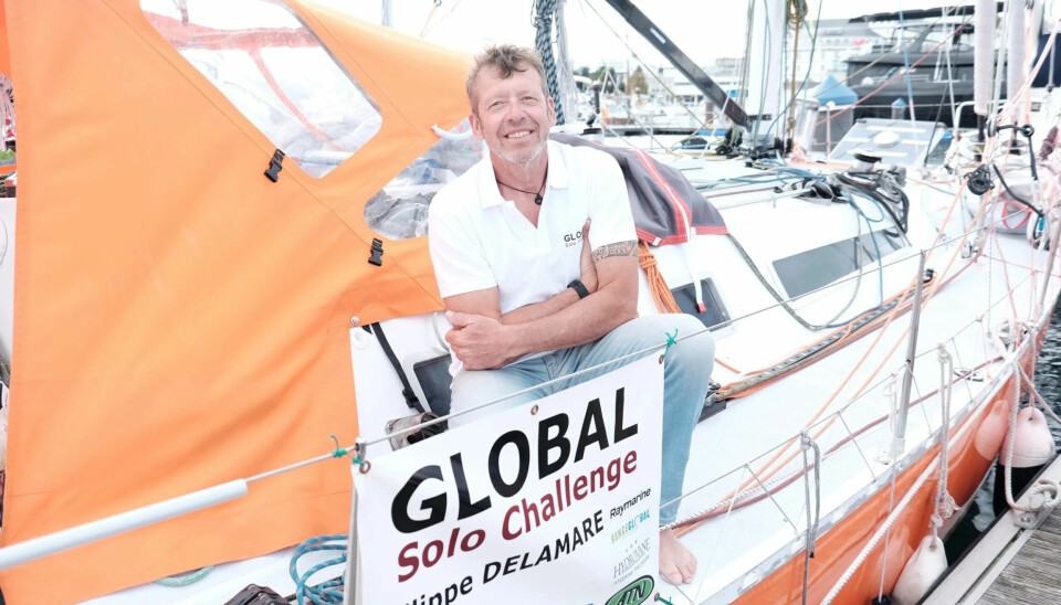 SOLOSEILER: Philippe Delamare har seilt jorda rundt uten store problemer. Sjarmøretappen kan bli den tøffeste.