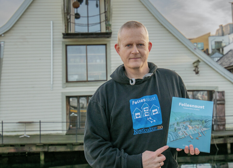 LANSERING: 5. mars lanser Kjell Magnus Økland boka Fellesnaust - Tradisjonsbøker til folket på Nøstet i Bergen.